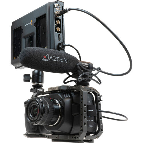 Blackmagic Design Pocket Cinema Camera 4K Kit with Azden Compact Cine Mic