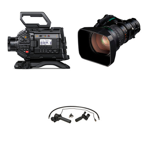 Blackmagic Design URSA Broadcast G2 with Fujinon XA20sX8.5BRM-K3 and MS-01 Semi Servo Rear Control Accessory Kit