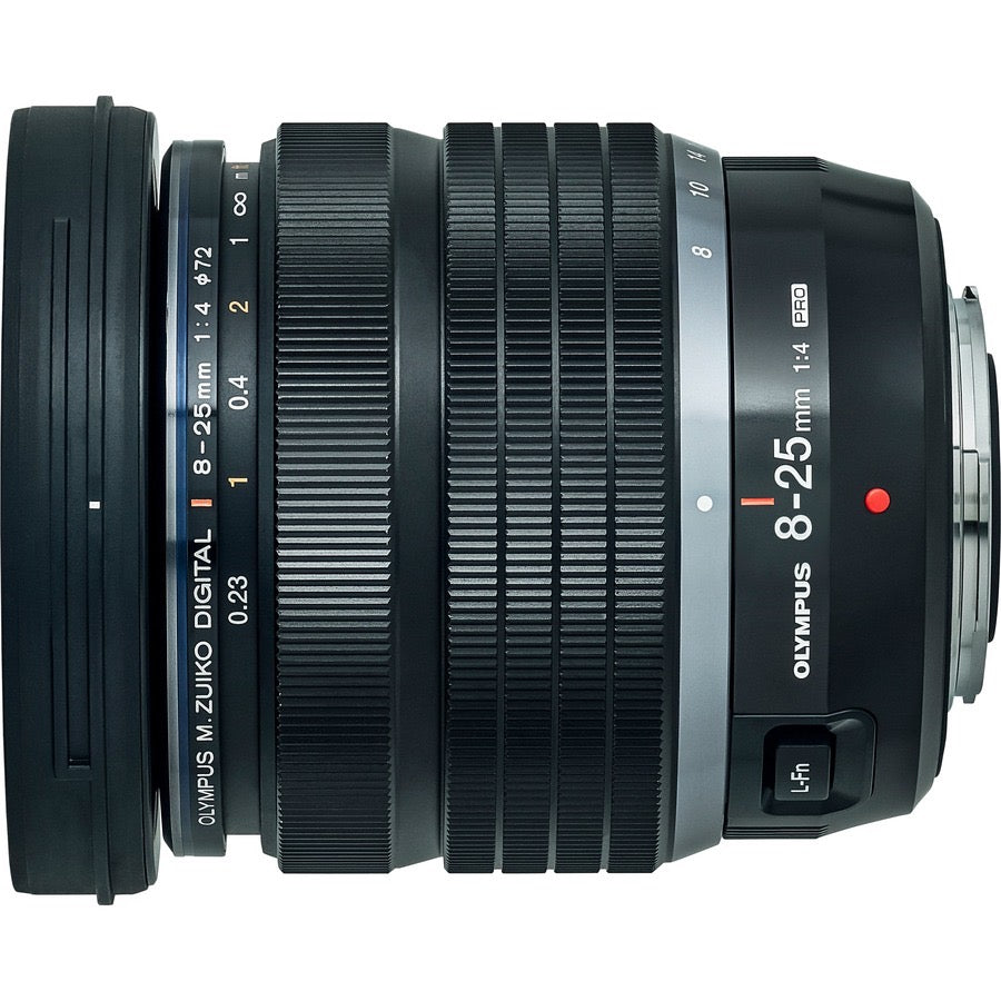 Olympus M.ZUIKO DIGITAL - 8 mm to 25 mm - f/22 - f/4 - Ultra Wide Angle Zoom Lens for Micro Four Thirds