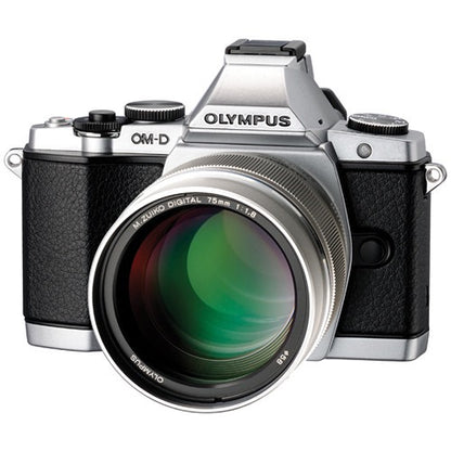 Olympus M.Zuiko Digital ED 75mm f/1.8 Lens (Silver)