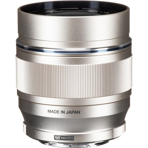 Olympus M.Zuiko Digital ED 75mm f/1.8 Lens (Silver)