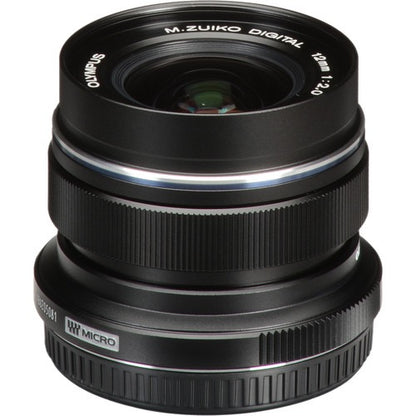 Olympus M.Zuiko Digital ED 12mm f/2 Lens (Black)