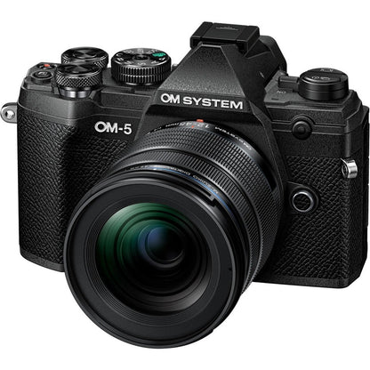 OM SYSTEM OM-5 Mirrorless Camera with 12-45mm f/4 PRO Lens (Black)