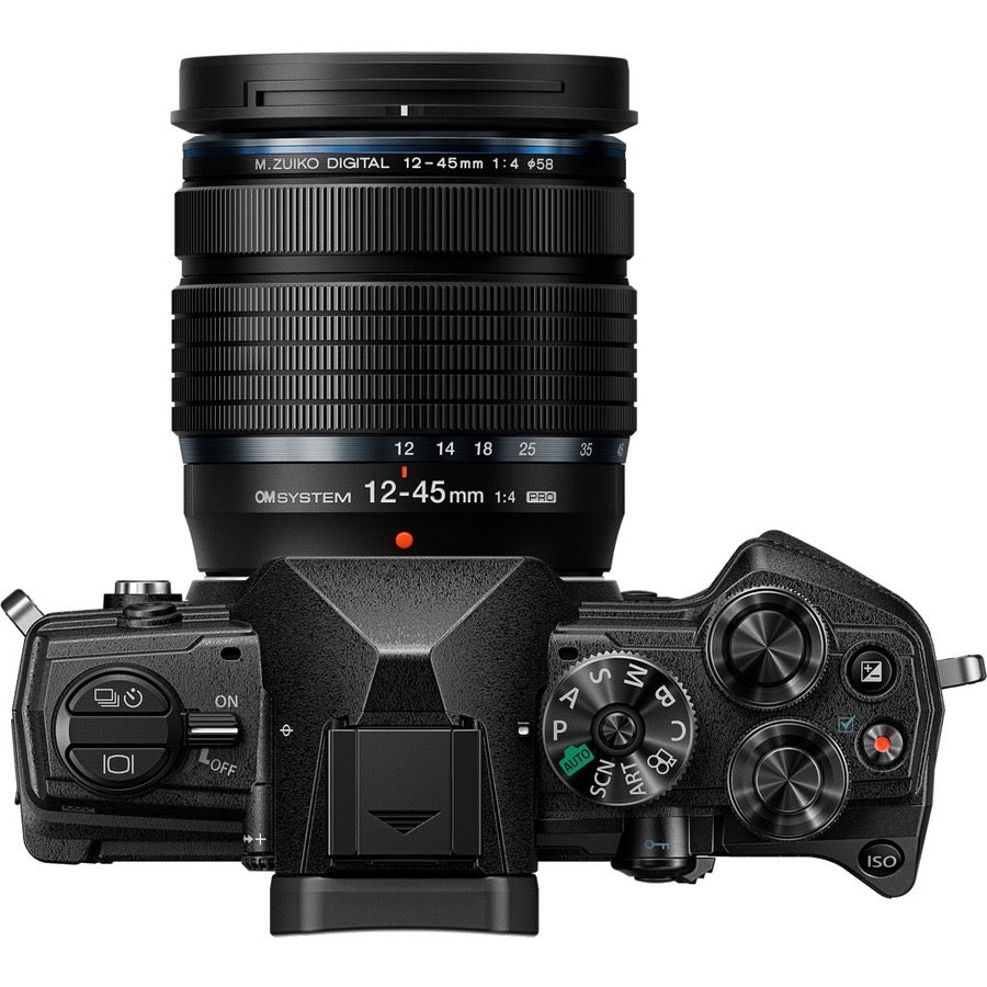 OM SYSTEM OM-5 Mirrorless Camera with 12-45mm f/4 PRO Lens (Black)