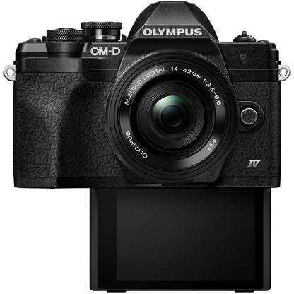 Olympus OM-D E-M10 Mark IV 20.3 Megapixel Mirrorless Camera with Lens - 0.55" - 1.65" - Black