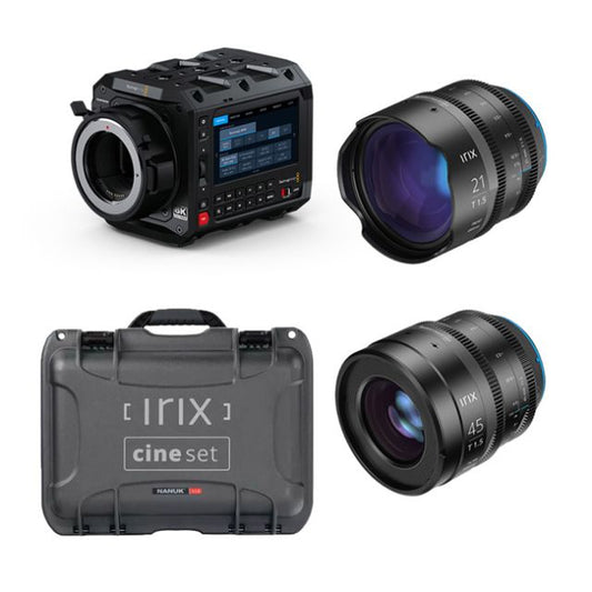 Blackmagic Design PYXIS 6K EF & Irix 21mm, 45mm, Nanuk Case Kit