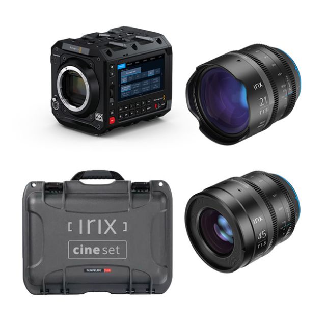 Blackmagic Design PYXIS 6K L & Irix 21mm, 45mm, Nanuk Case Kit