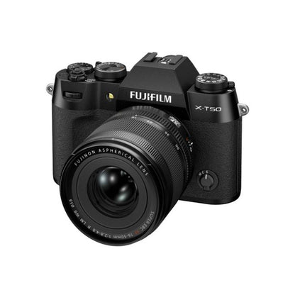 Fujifilm X-T50 Mirrorless Digital Camera (Black) with XF16-50MMF2.8-4.8 R LM WR Lens Kit