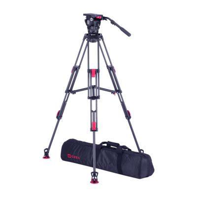 OZEN 12CF2 100mm AGILE 12 E-Z LOAD Tripod System