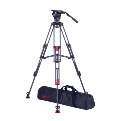 OZEN 6CF2HD 75mm AGILE 6 Mini E-Z LOAD Tripod System