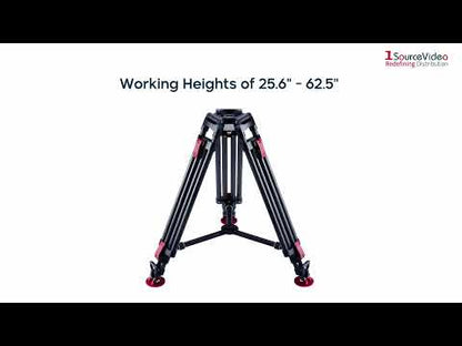 OZEN 100CF2 100mm 2-Stage Tripod